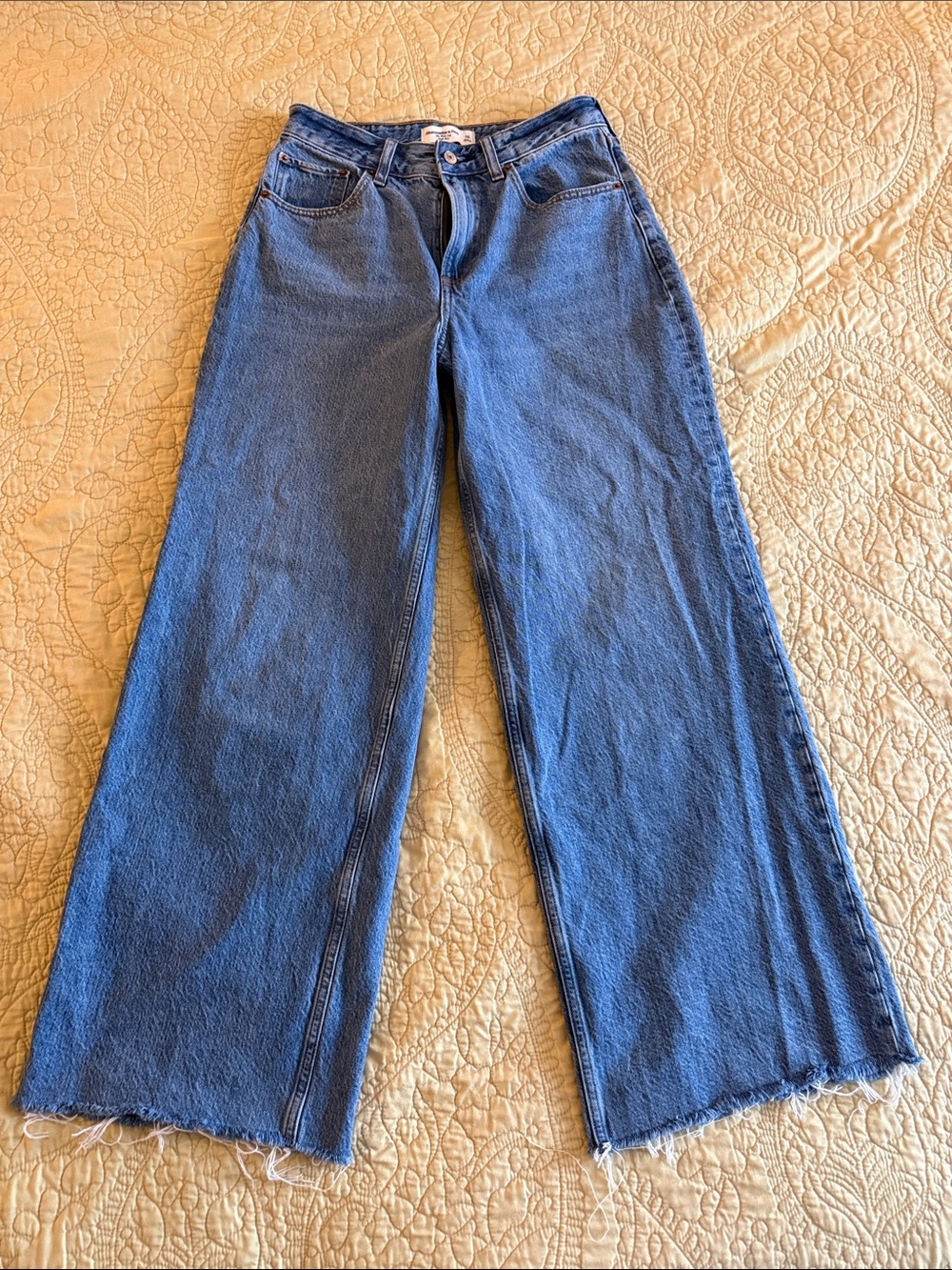 Abercrombie The Wide Leg High Rise 26 Curve Love
